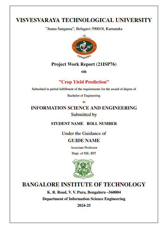 Crop Yield Detection